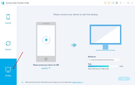 برنامج باك اب للاندرويد