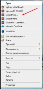 تحميل برنامج لفك الضغط مجانا للكمبيوتر ويندوز 7 32