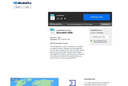 تحميل برنامج WinRAR 32 bit من ميديا فاير 2022