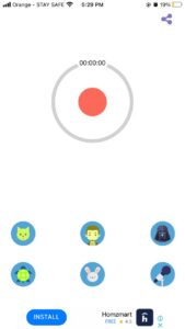 تحميل برنامج تسجيل الصوت من المايك واضافة مؤثرات مجانا للايفون