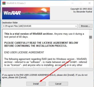 تحميل برنامج WinRAR 32 bit للكمبيوتر