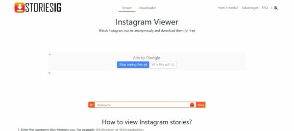 موقع storiesig
