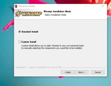 تحميل برنامج Winamp القديم