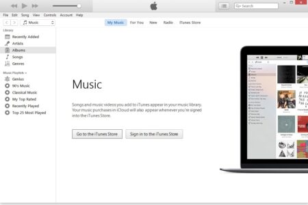 تشغيل برنامج iTunes 12.11 3