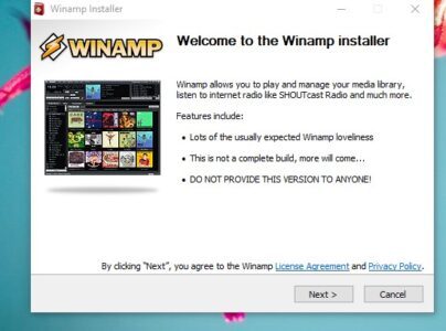 تنزيل برنامج Winamp القديم للكمبيوتر